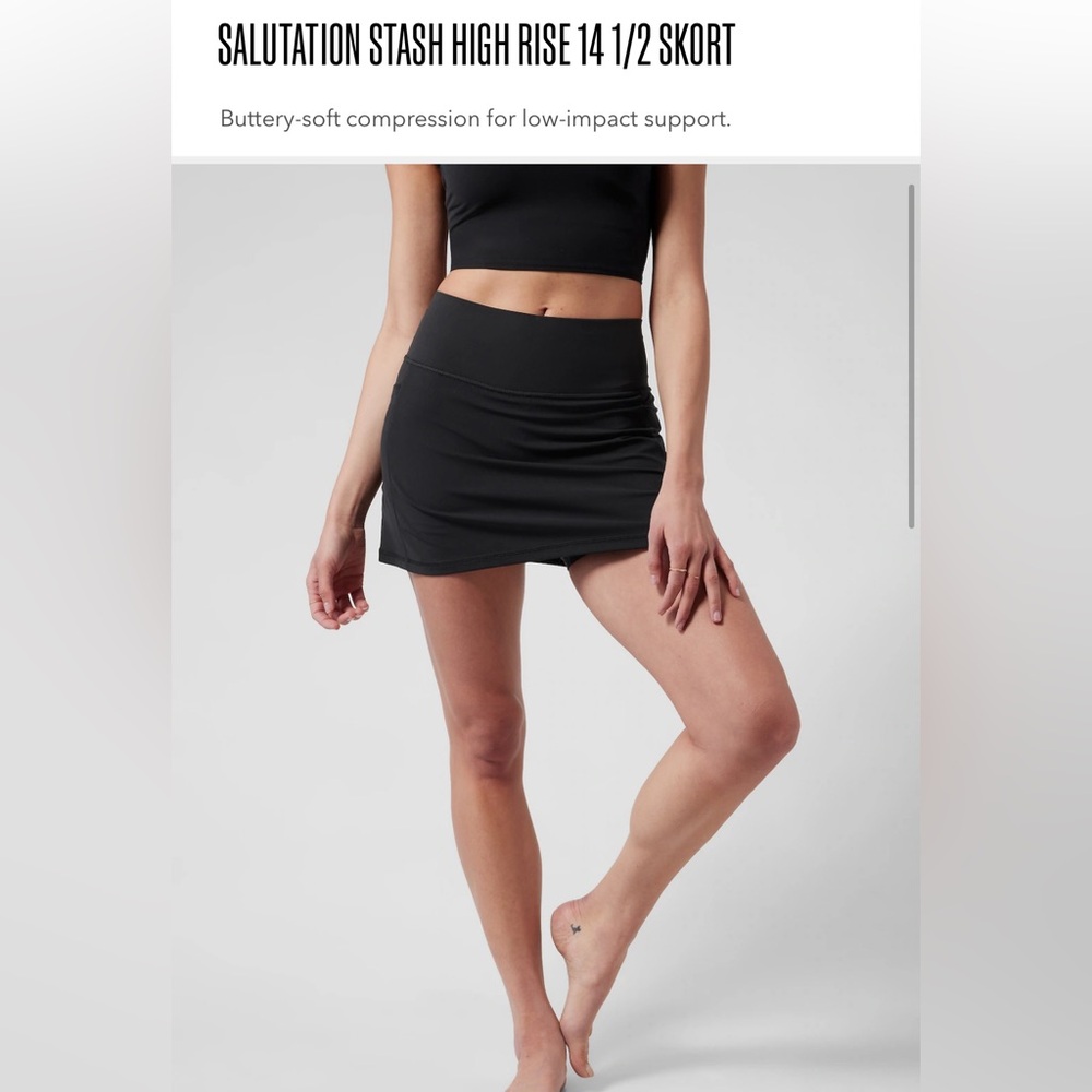 Athleta SALUTATION STASH HIGH RISE 14 1/2 SKORT